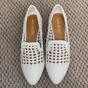 Nine West White Flats
